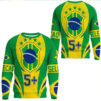 Clothing Brazil Action Flag Style Sport Sweatshirts