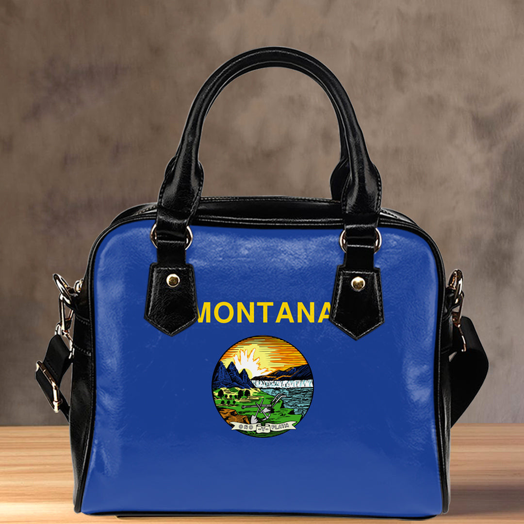 Shoulder Handbag Flag Of Montana Shoulder Handbag