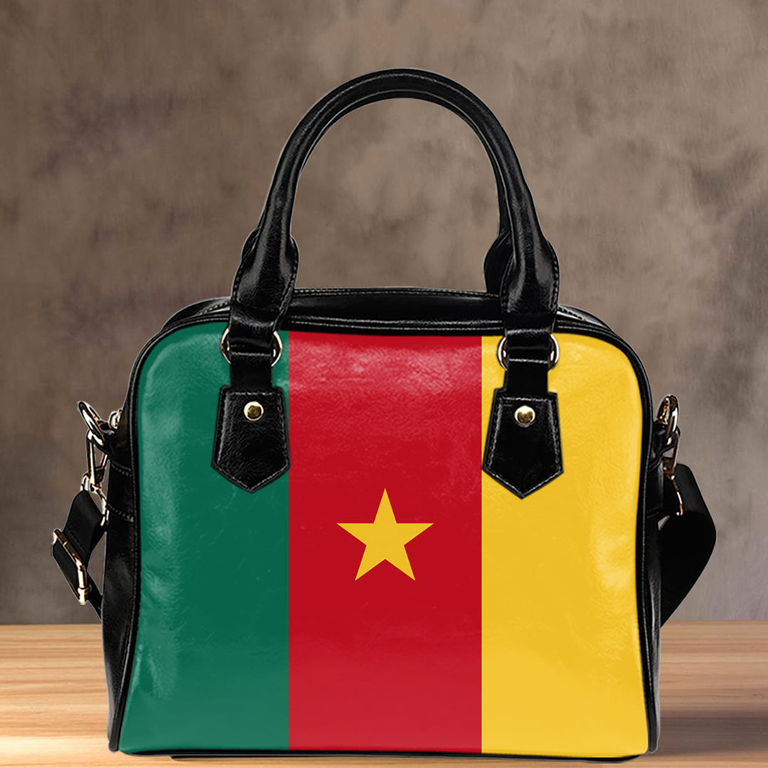 Shoulder Handbag Flag Of Cameroon Shoulder Handbag