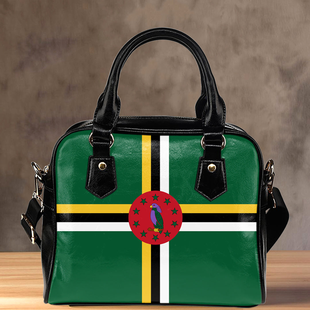 Shoulder Handbag Flag Of Dominica Shoulder Handbag