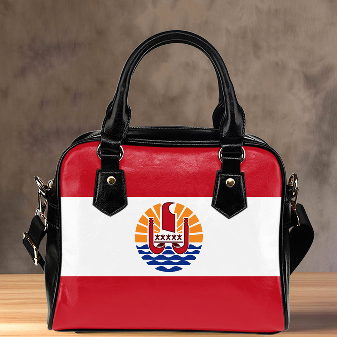 Shoulder Handbag Flag Of Tahiti French Polynesia Shoulder Handbag