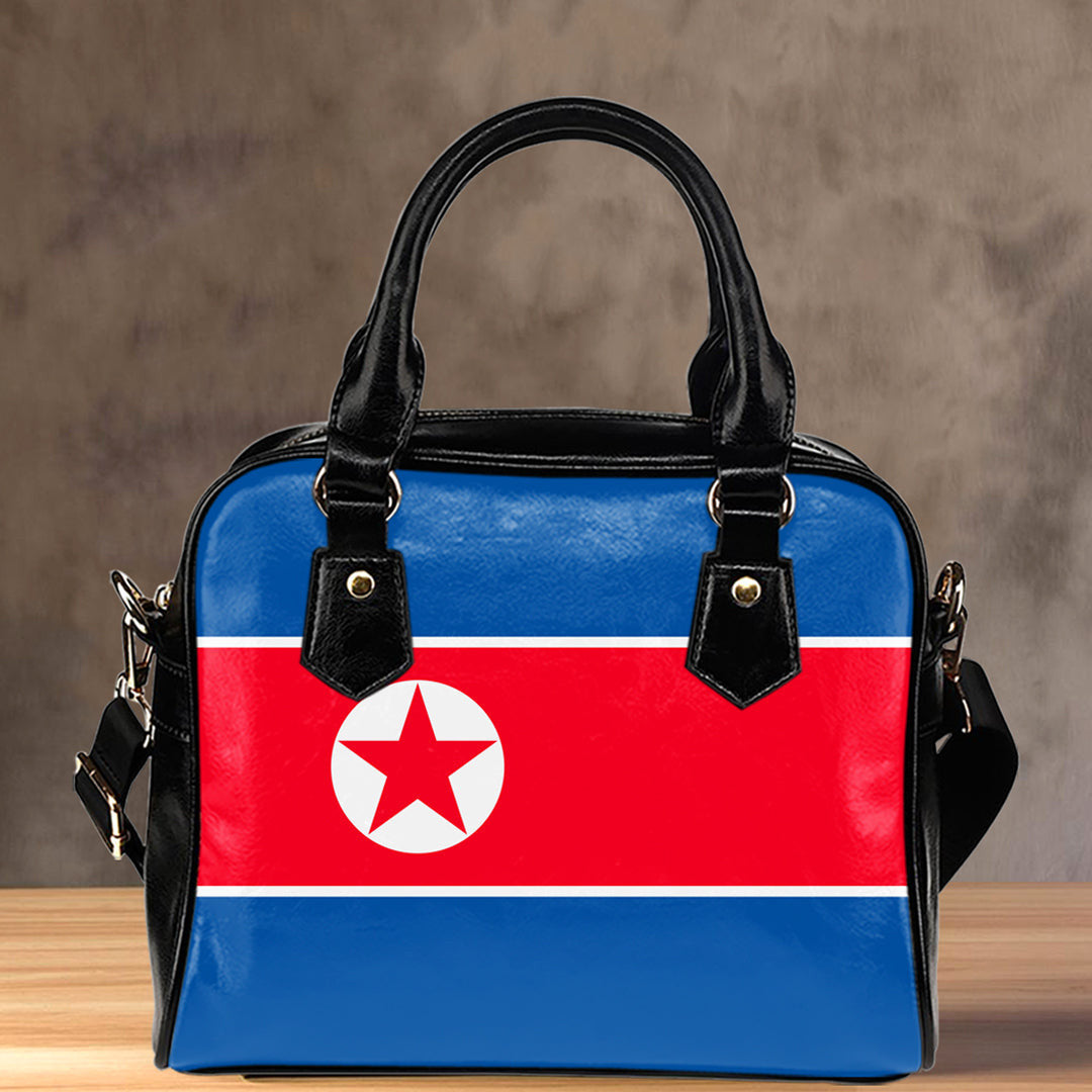 Shoulder Handbag Flag Of North Korea Shoulder Handbag