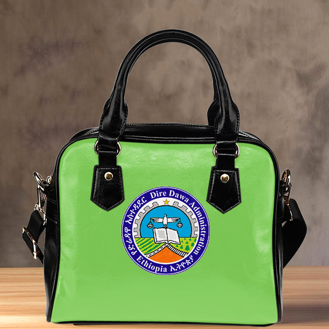 Shoulder Handbag Ethiopia Flag Of Dire Dawa Shoulder Handbag