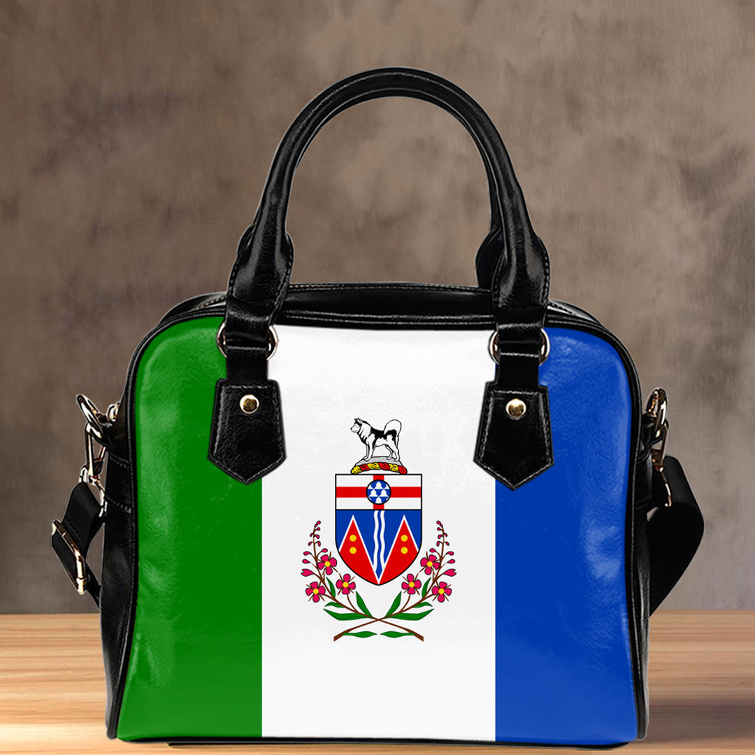 Shoulder Handbag Canada Flag Of Yukon Shoulder Handbag