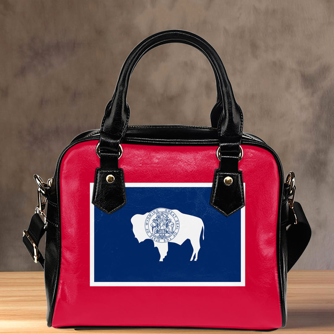 Shoulder Handbag Flag Of Wyoming Shoulder Handbag