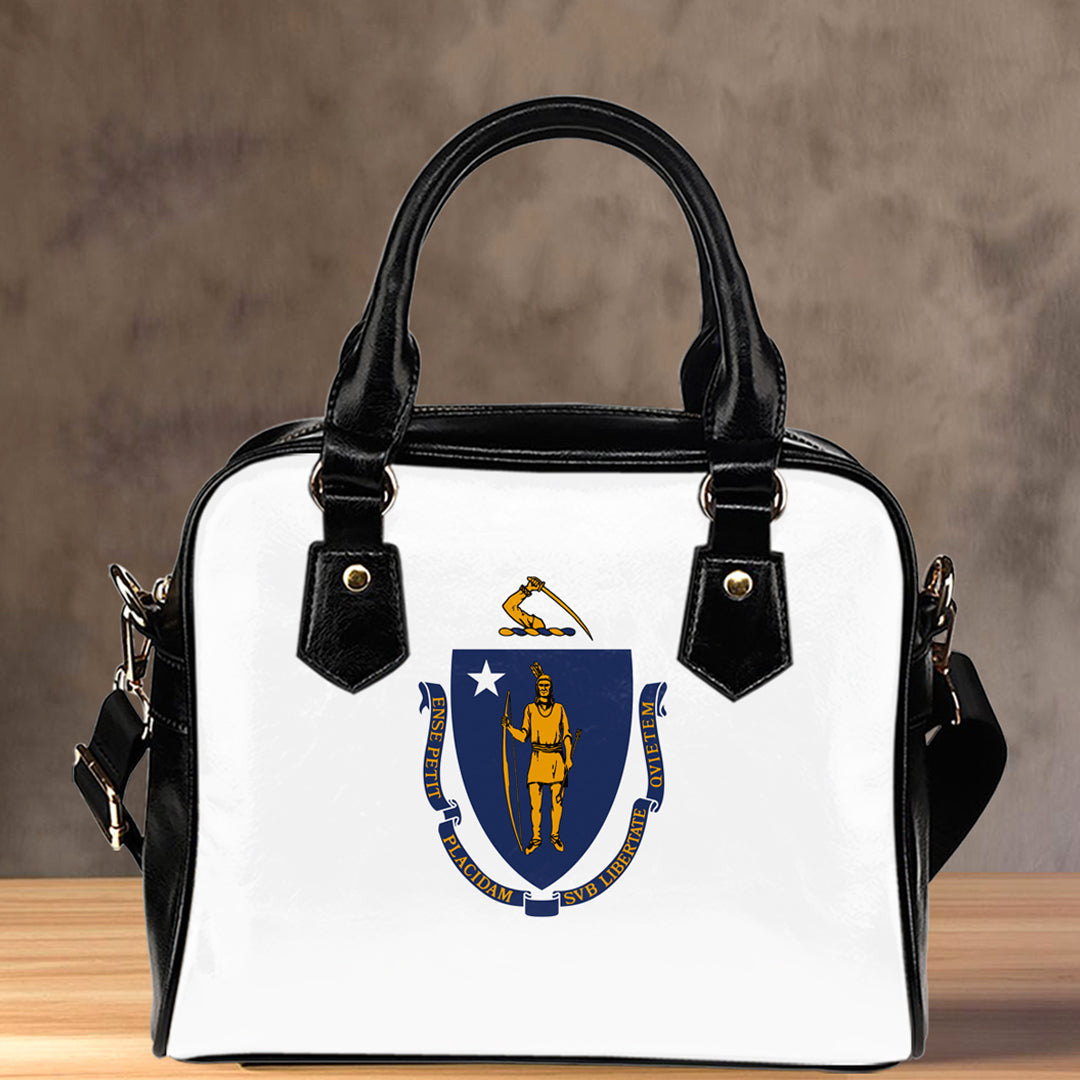 Shoulder Handbag Flag Of Massachusetts Shoulder Handbag