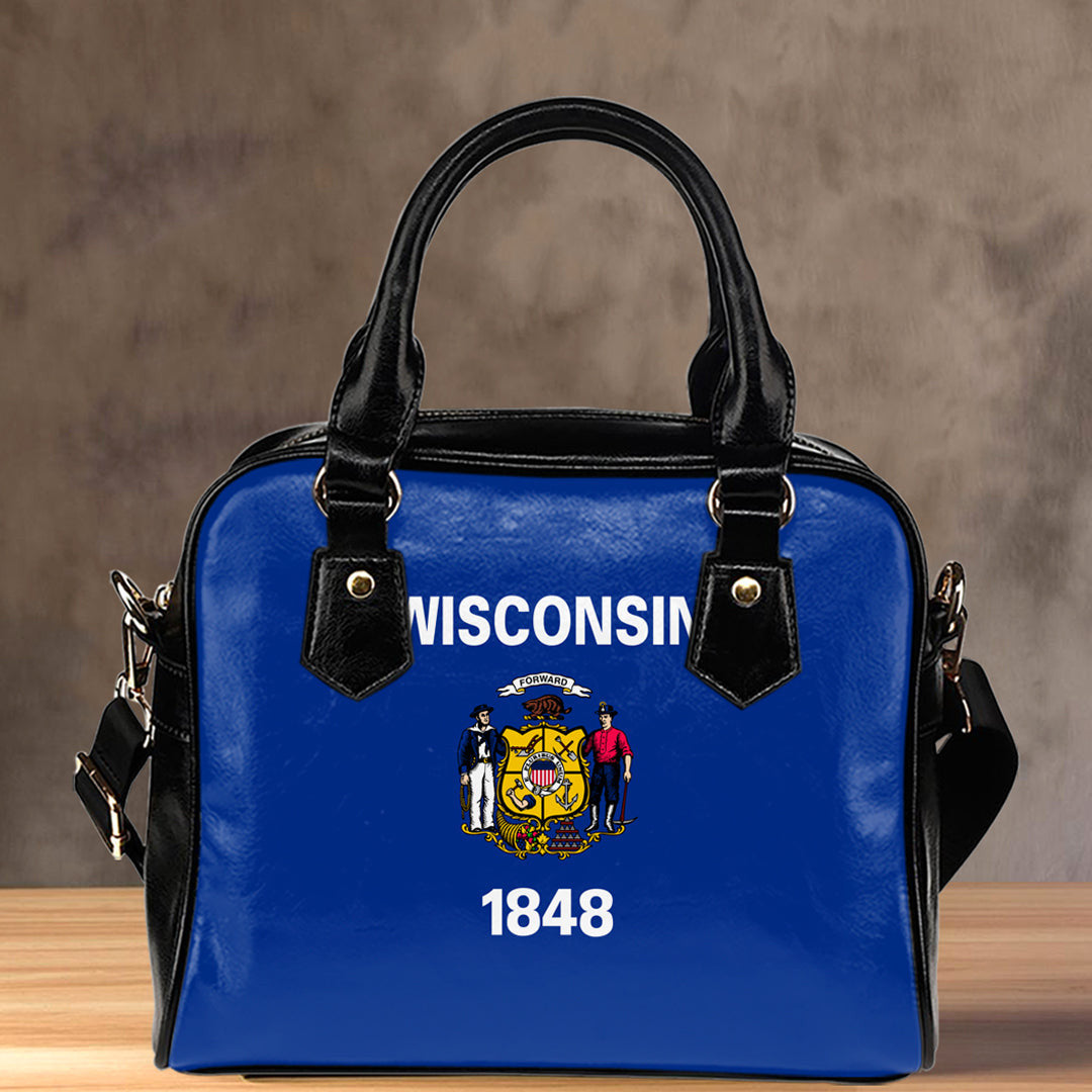 Shoulder Handbag Flag Of Wisconsin Shoulder Handbag
