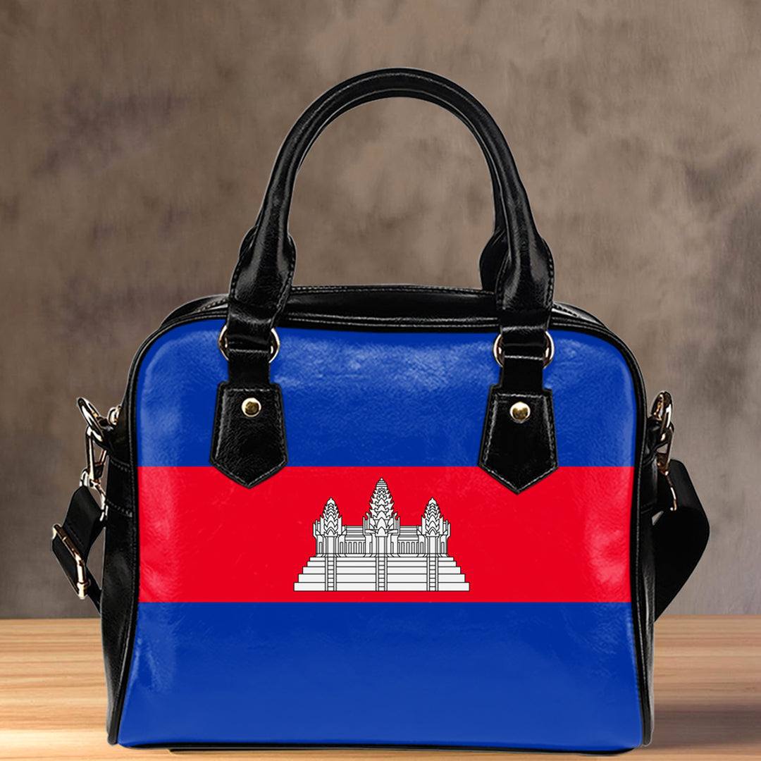 Shoulder Handbag Flag Of Cambodia Shoulder Handbag