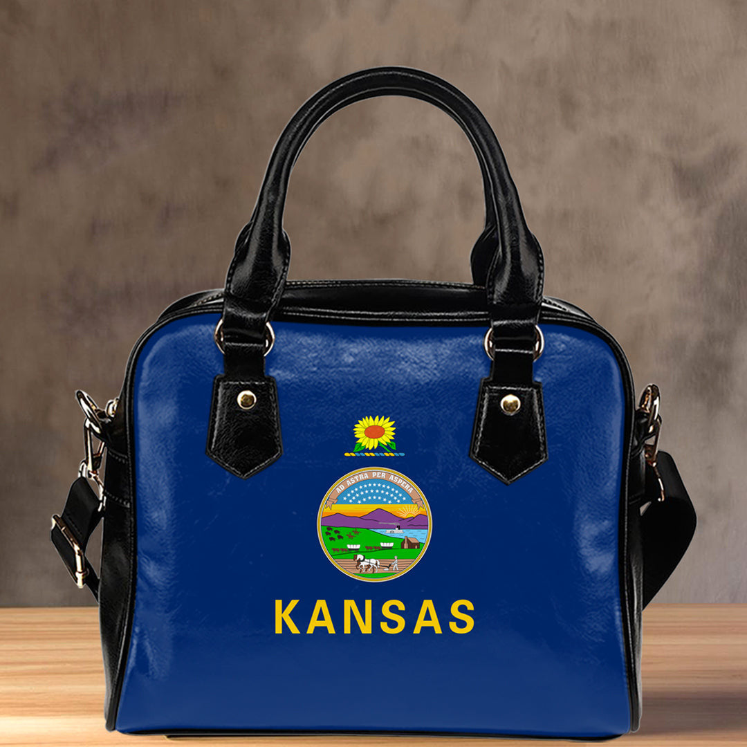 Shoulder Handbag Flag Of Kansas Shoulder Handbag