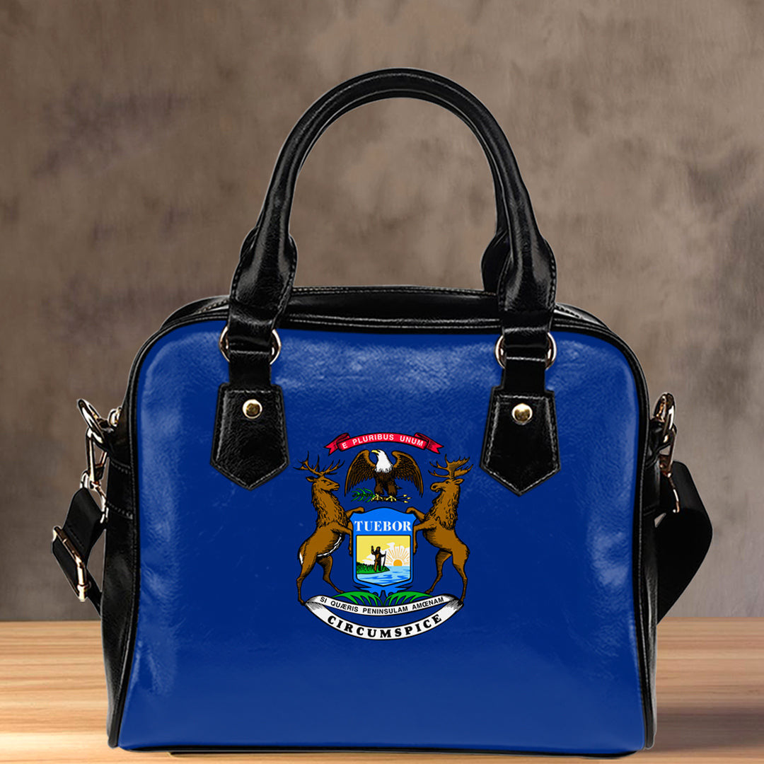 Shoulder Handbag Flag Of Michigan Shoulder Handbag