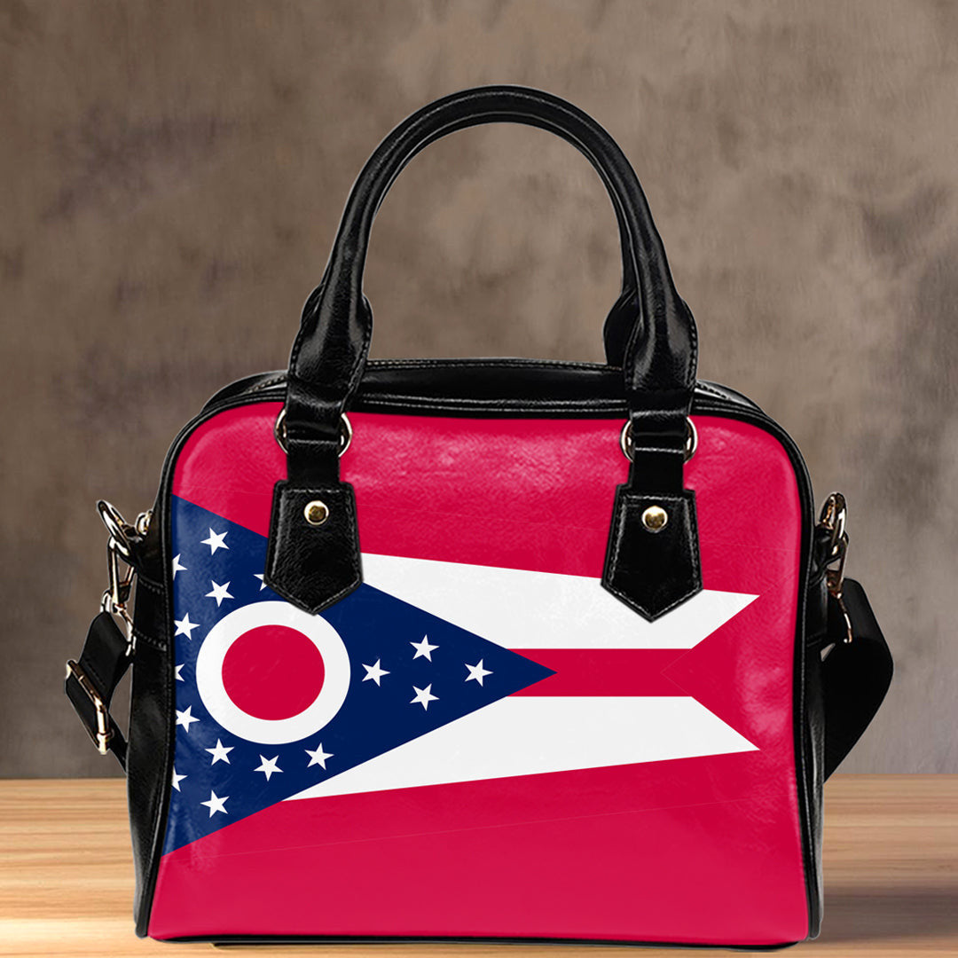 Shoulder Handbag Flag Of The U.S. State Of Ohio Shoulder Handbag