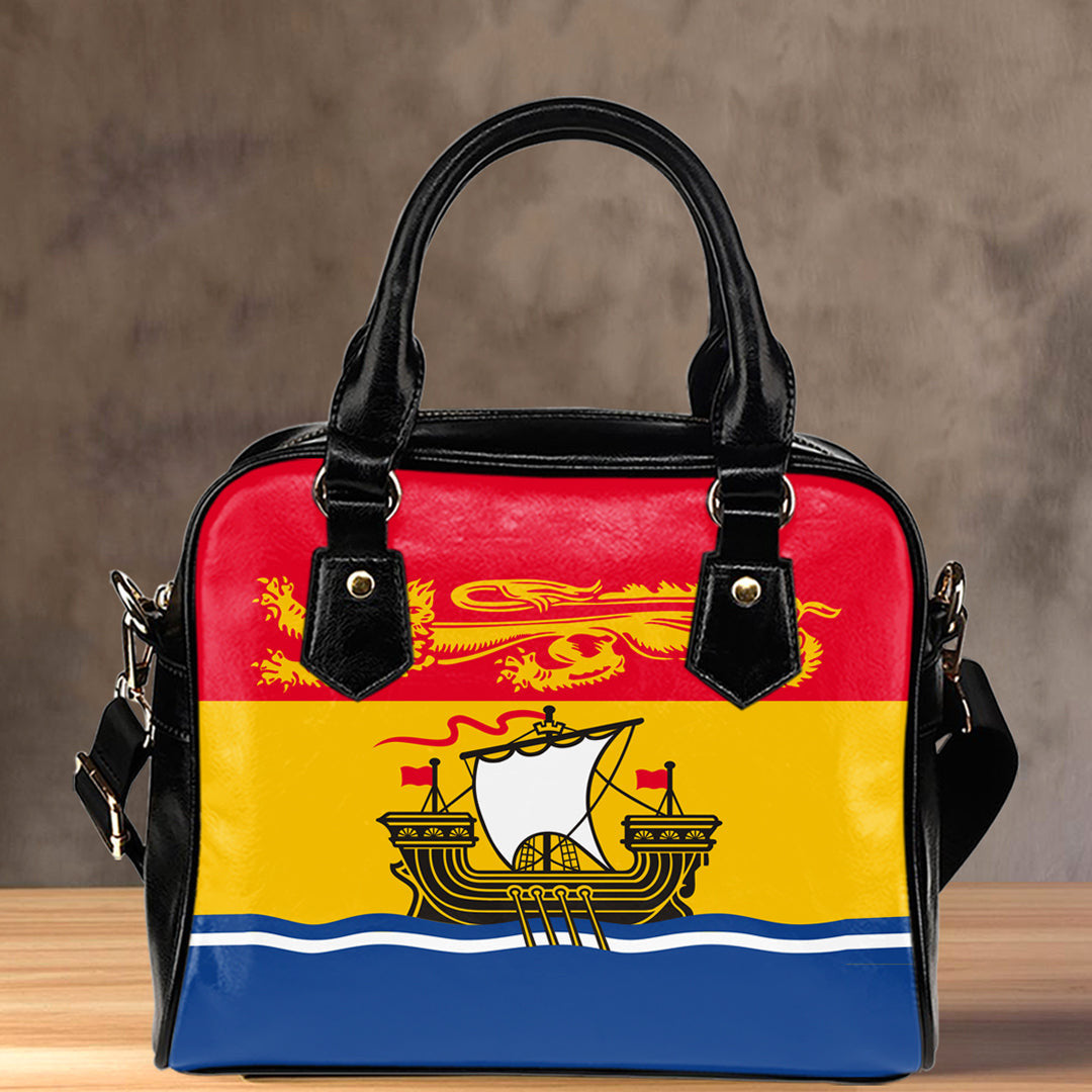 Shoulder Handbag Canada Flag Of New Brunswick Shoulder Handbag
