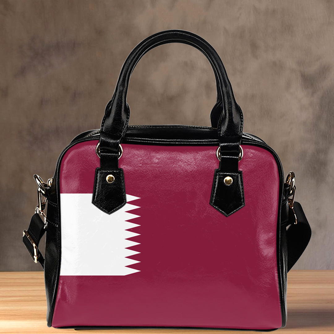 Shoulder Handbag Flag Of Qatar Shoulder Handbag