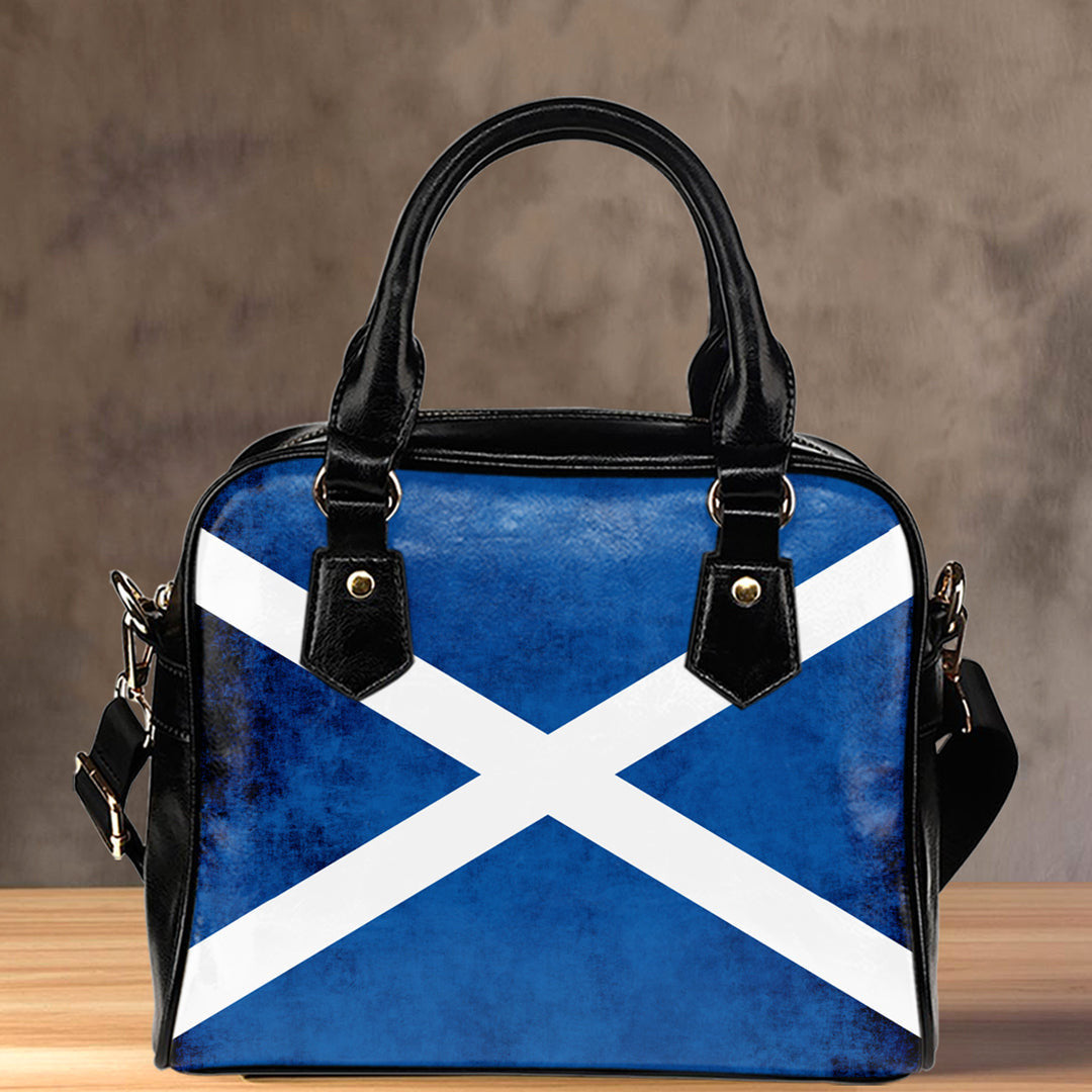 Shoulder Handbag Flag Of Scotland Flag Grunge Style Shoulder Handbag
