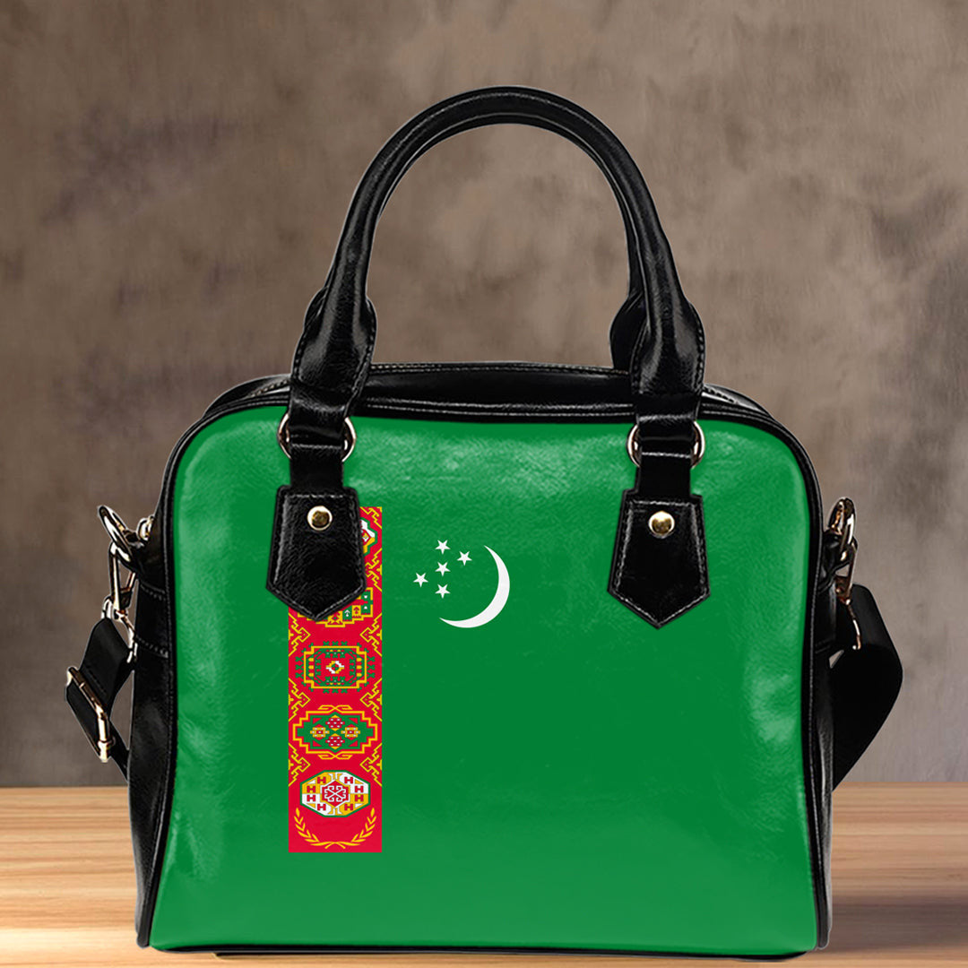 Shoulder Handbag Flag Of Turkmenistan Shoulder Handbag