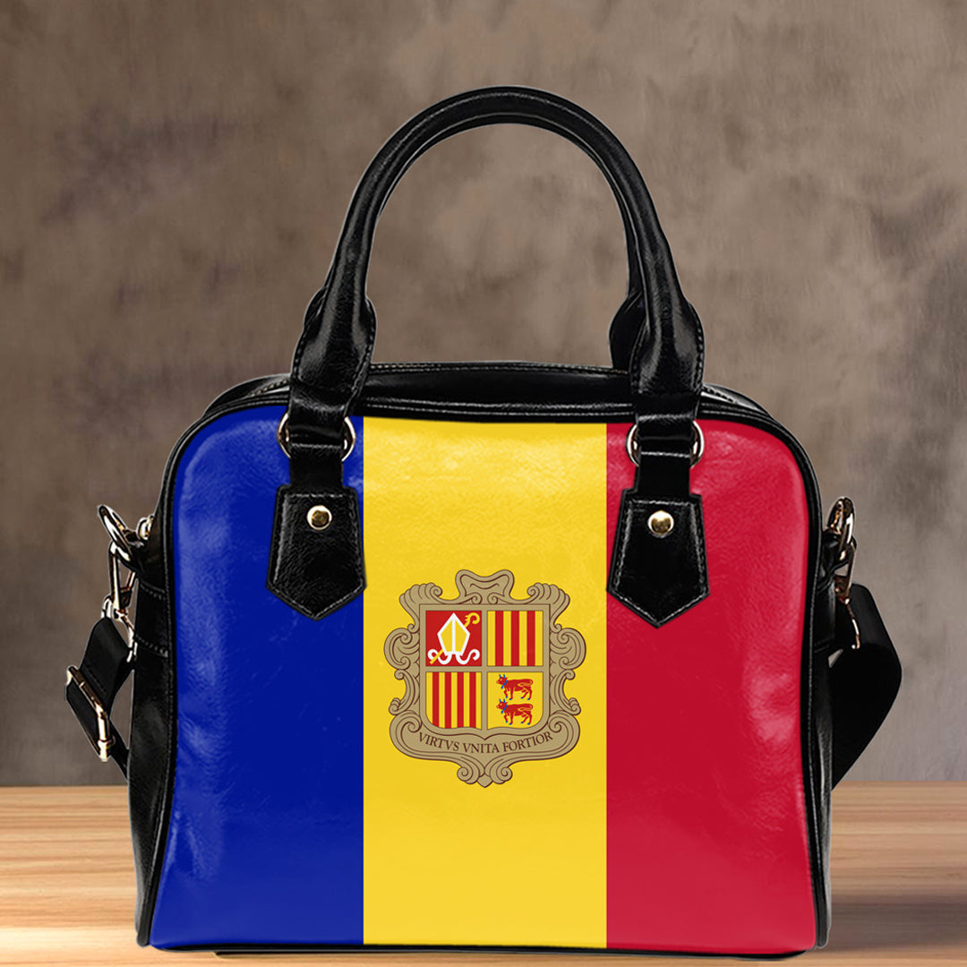 Shoulder Handbag Flag Of Andorra Shoulder Handbag