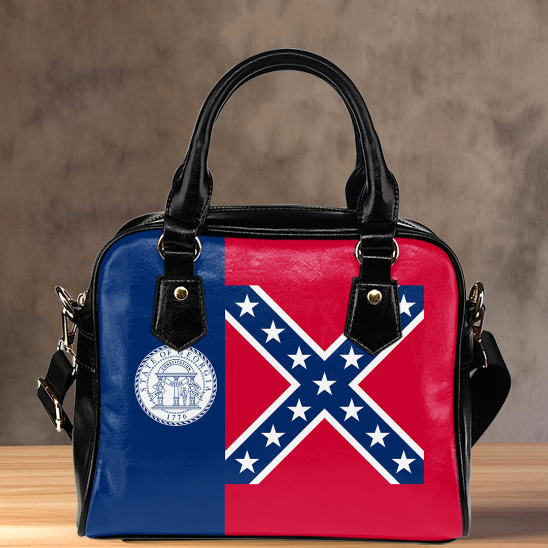Shoulder Handbag Flag Of The State Of Georgia 2001 2003 Shoulder Handbag