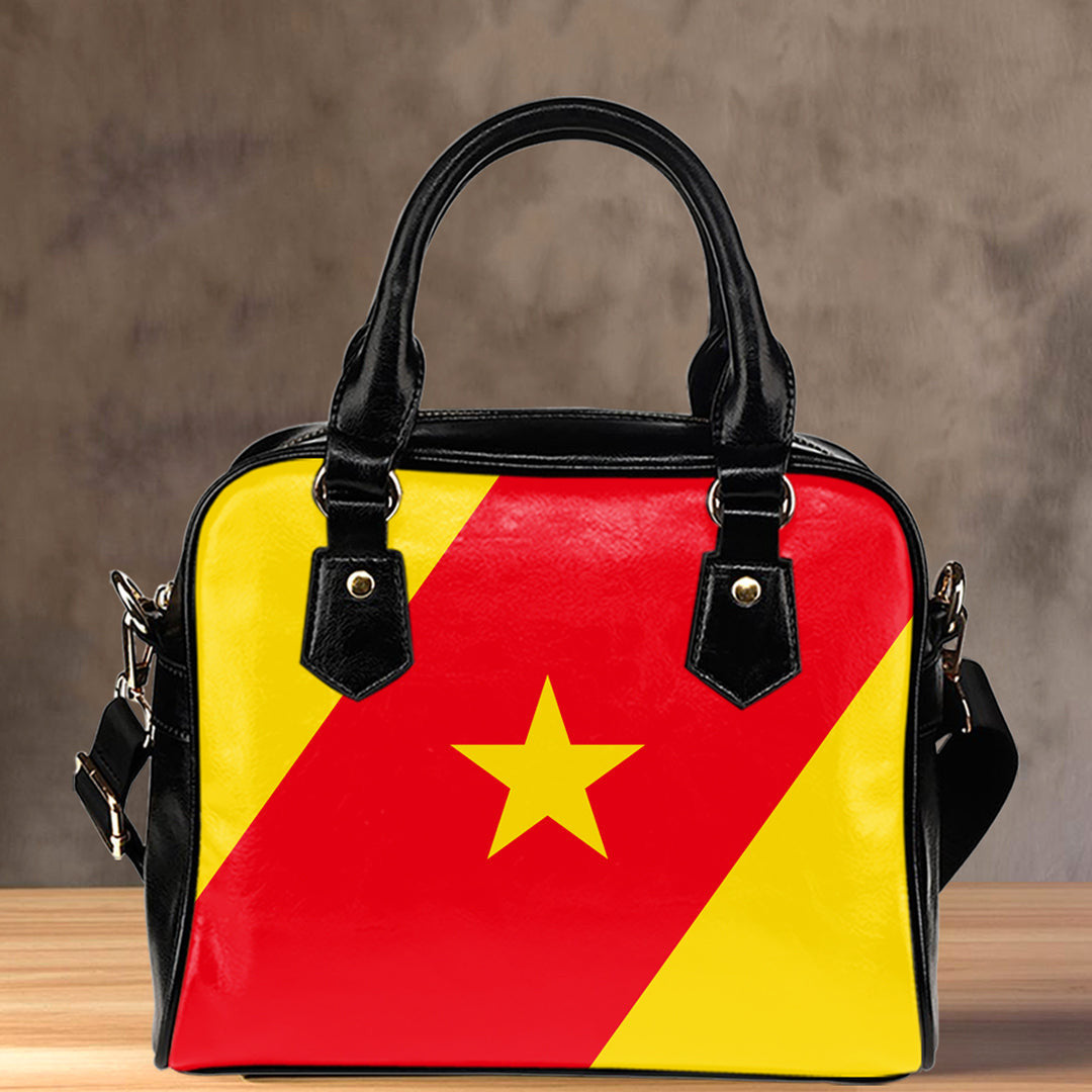 Shoulder Handbag Ethiopia Flag Of The Amhara Region Shoulder Handbag