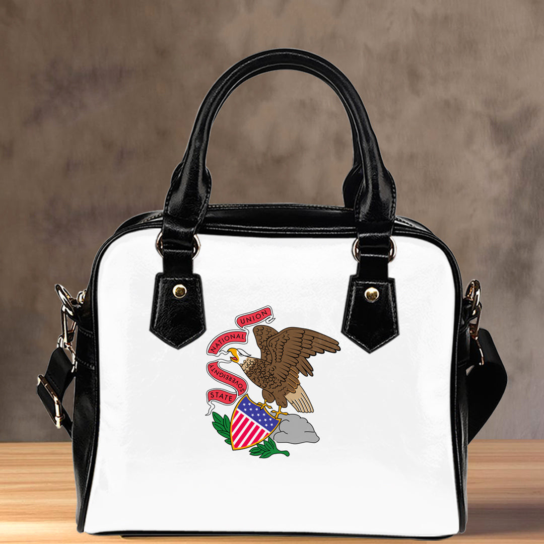 Shoulder Handbag Flag Of Illinois 1915 1969 Shoulder Handbag