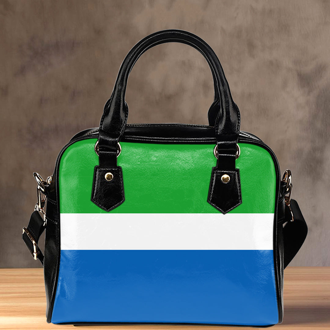 Shoulder Handbag Flag Of Sierra Leone Shoulder Handbag