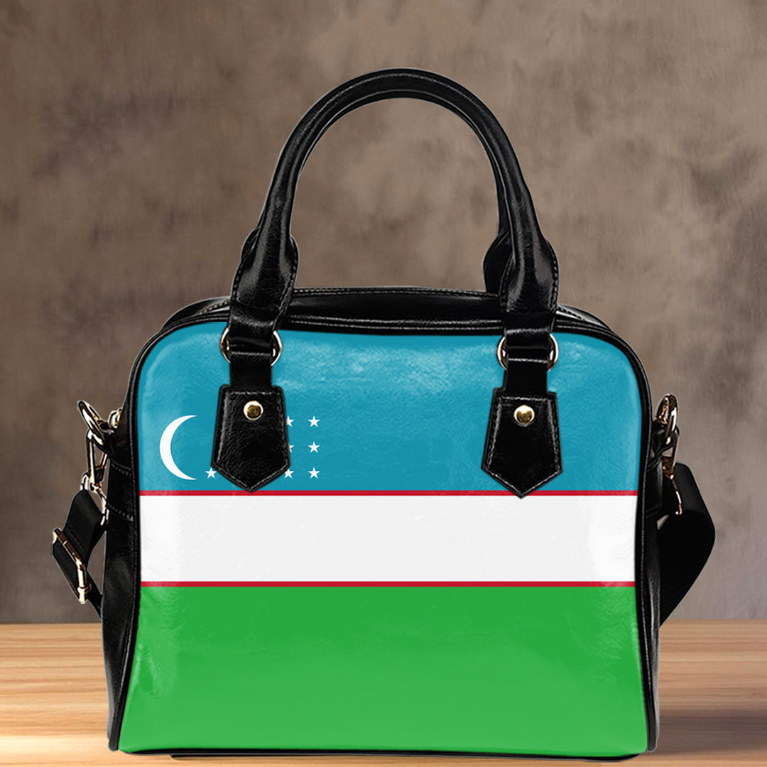Shoulder Handbag Flag Of Uzbekistan Shoulder Handbag
