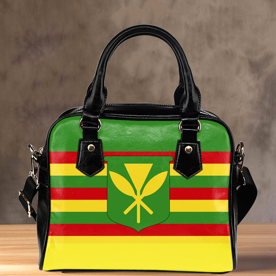 Shoulder Handbag Flag Of Hawaii Kanaka Maoli Shoulder Handbag