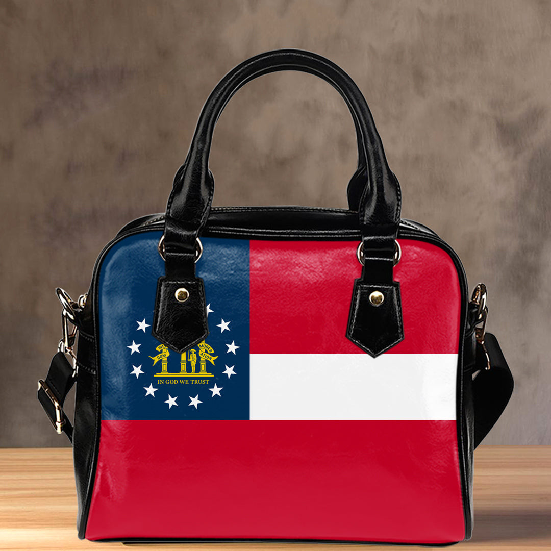 Shoulder Handbag Flag Of Georgia U.S. State Shoulder Handbag
