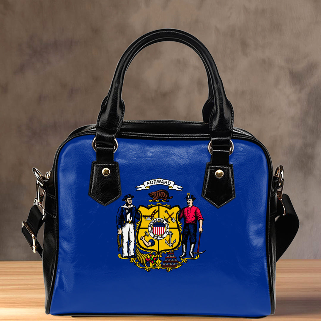 Shoulder Handbag Flag Of Wisconsin 1913 1981 Shoulder Handbag