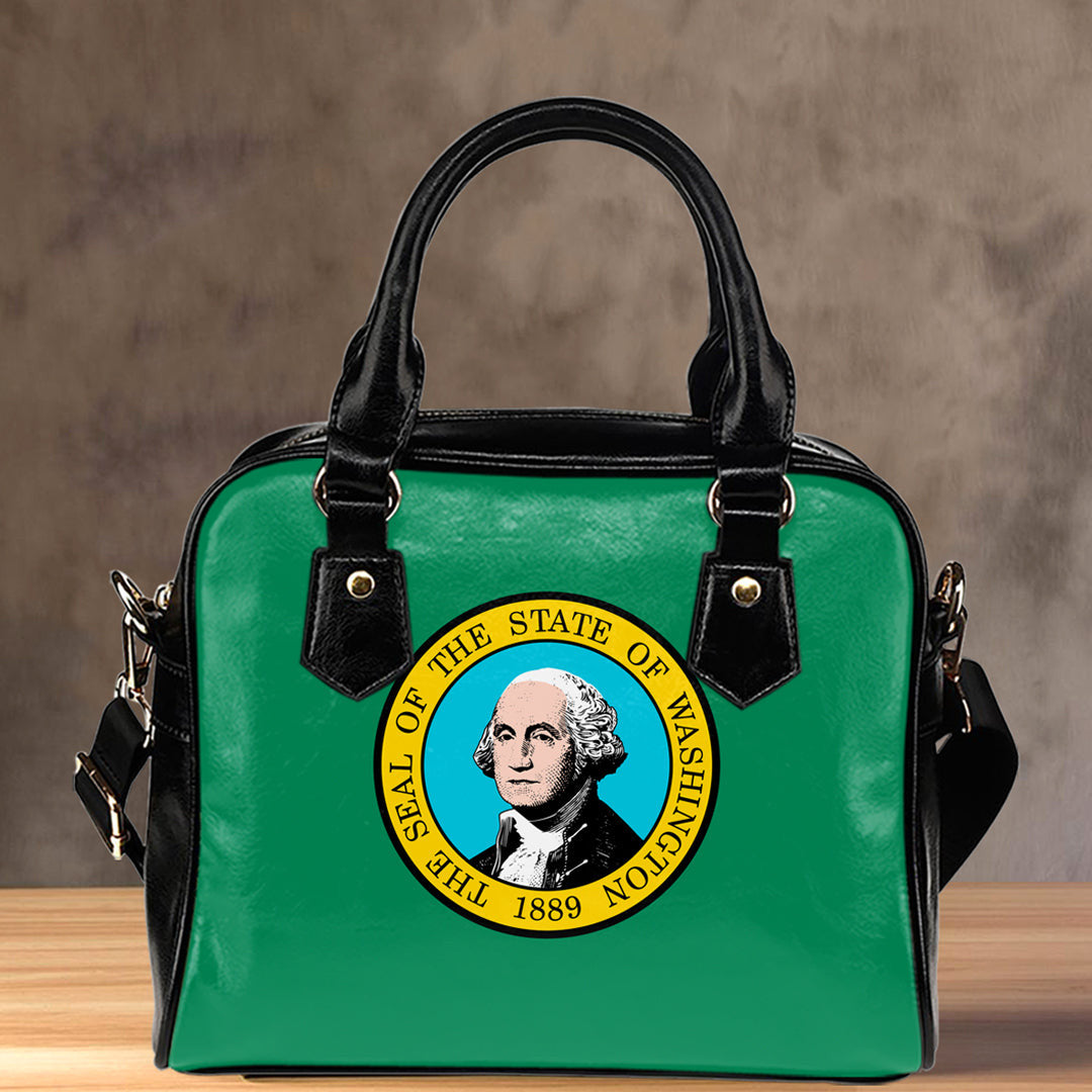 Shoulder Handbag Flag Of Washington Shoulder Handbag