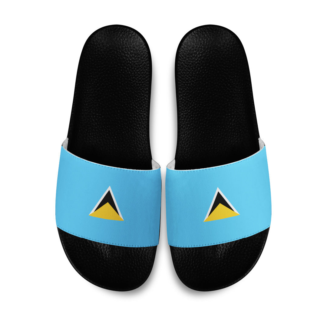 Sandals Flag of Saint Lucia Sandals
