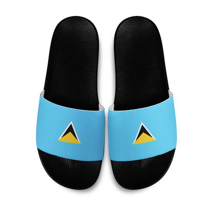 Sandals Flag of Saint Lucia Sandals