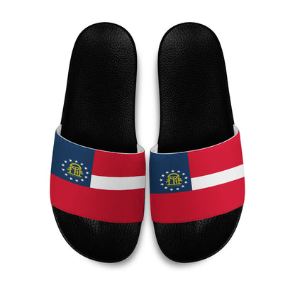 Sandals Flag of Georgia U.S. State Sandals
