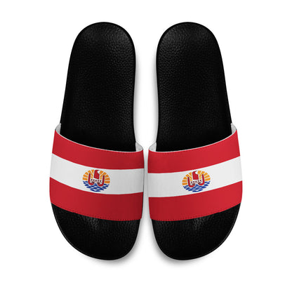 Sandals Flag of Tahiti French Polynesia Sandals