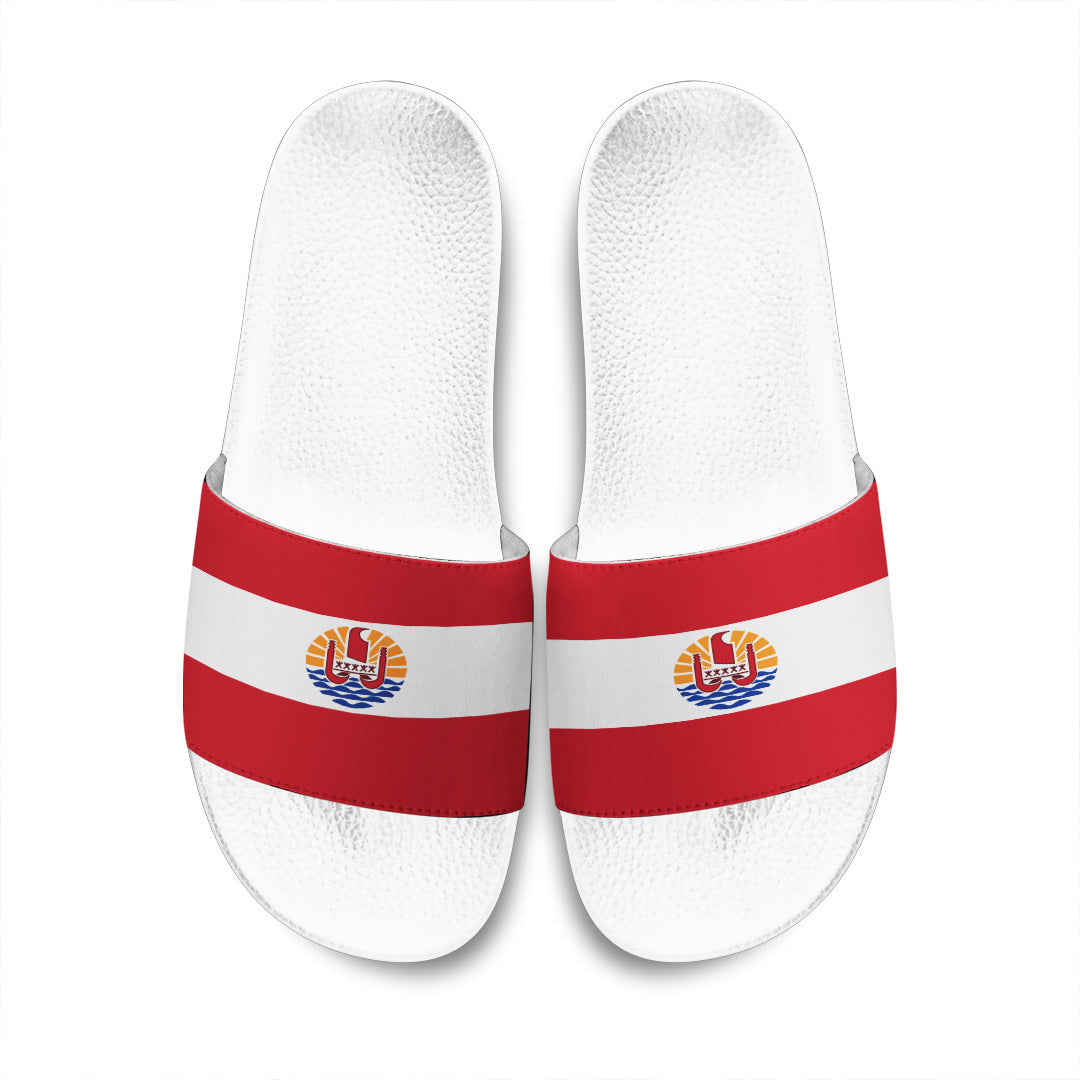 Sandals Flag of Tahiti French Polynesia Sandals