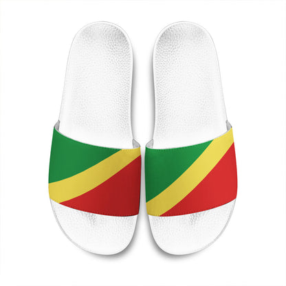 Sandals Flag of Republic Of The Congo Sandals