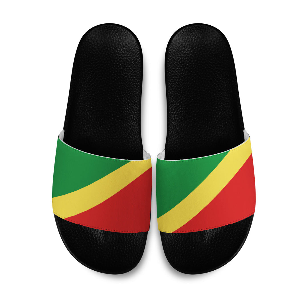 Sandals Flag of Republic Of The Congo Sandals