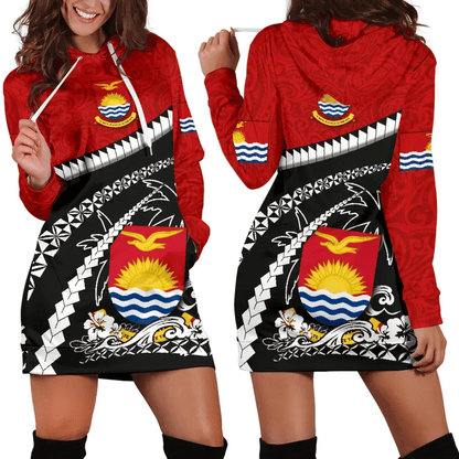 Kiribati Women Hoodie Dress Road to Hometown K4