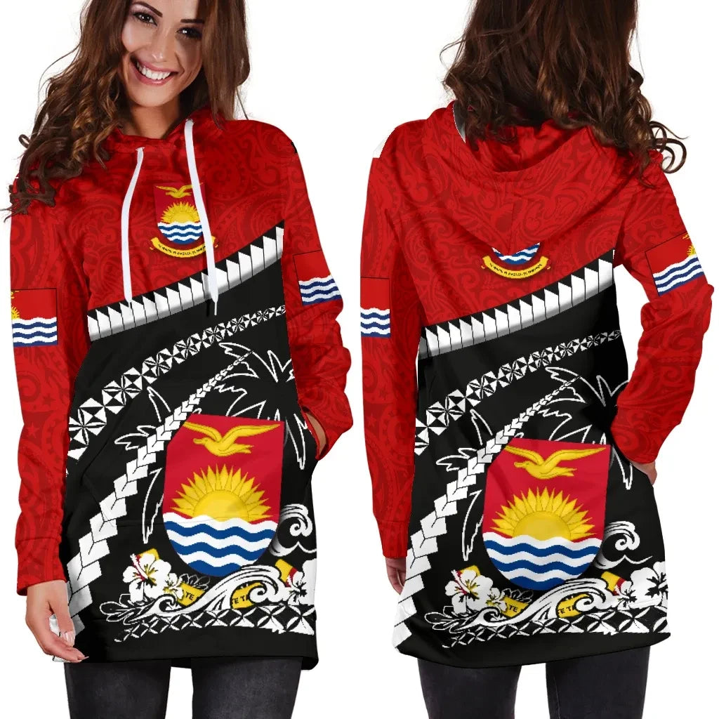 Kiribati Women Hoodie Dress Road to Hometown K4
