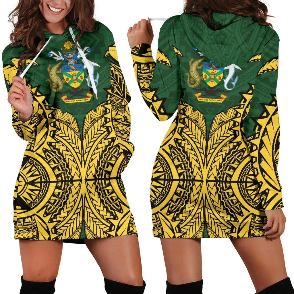 Solomon Islands Premium Hoodie Dress