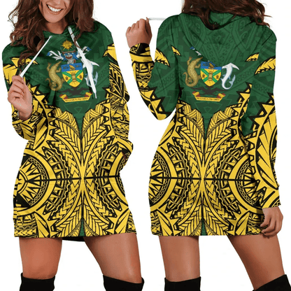Solomon Islands Premium Hoodie Dress