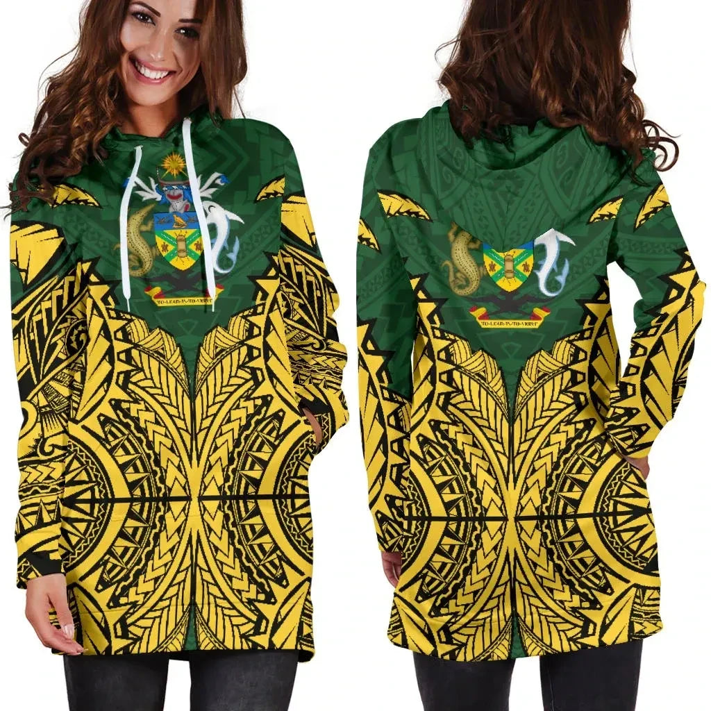 Solomon Islands Premium Hoodie Dress