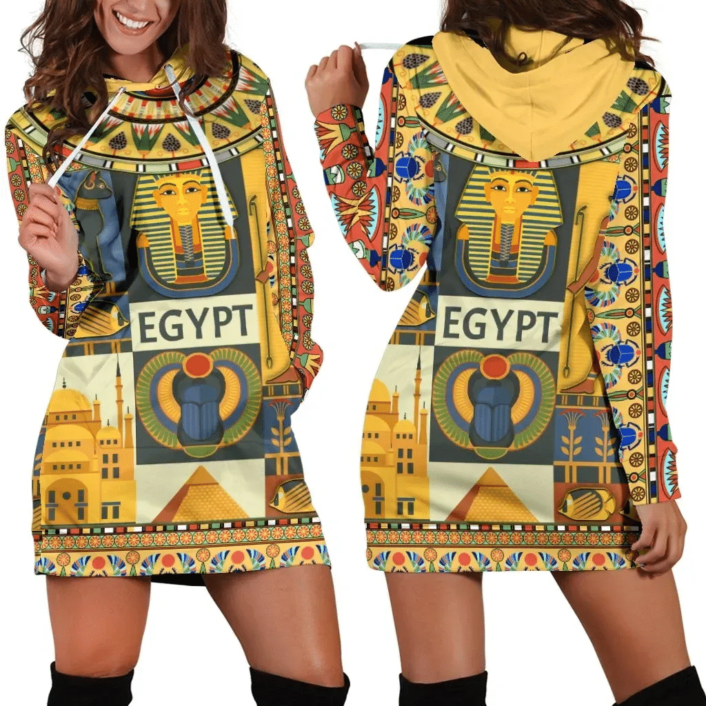 Egypt in my DNA Women's Hoodie Dress B