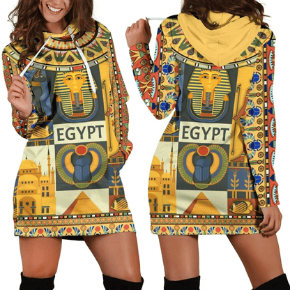 Egypt in my DNA Women's Hoodie Dress B