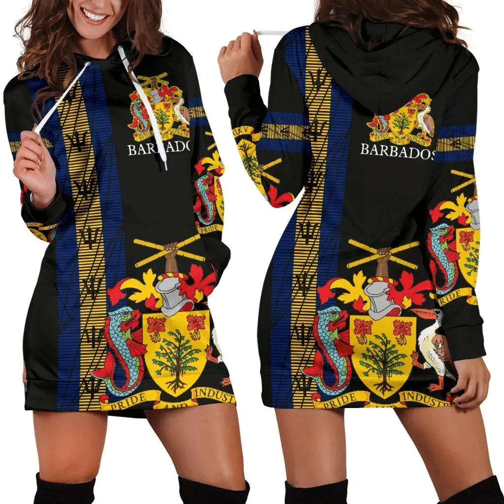 BarbadosUnited Women's Hoodie Dress