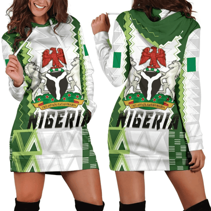 Nigeria Women's Hoodie Dress Simple Sport Version TH5