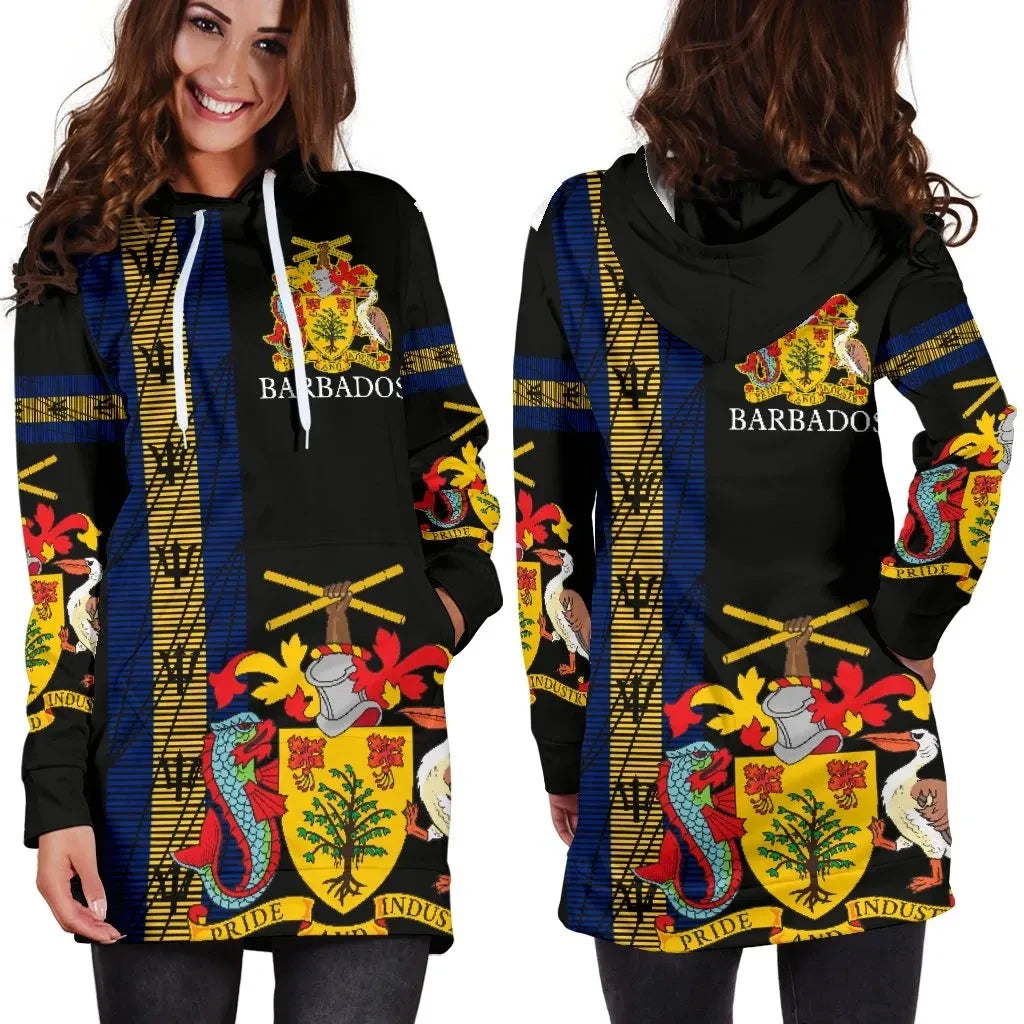 BarbadosUnited Women's Hoodie Dress