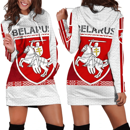 Belarus Coat of Arms Women's Hoodie Dress Special