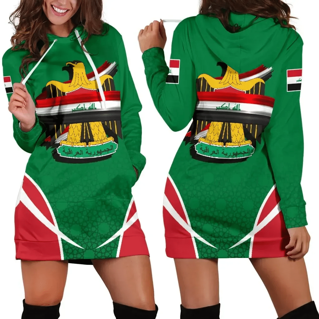 Iraq Hoodie Dress Style Active