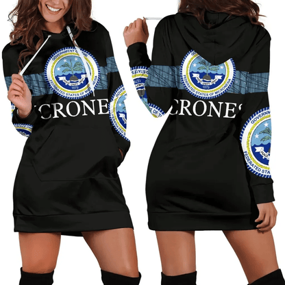 MicronesiaUnited Women's Hoodie Dress