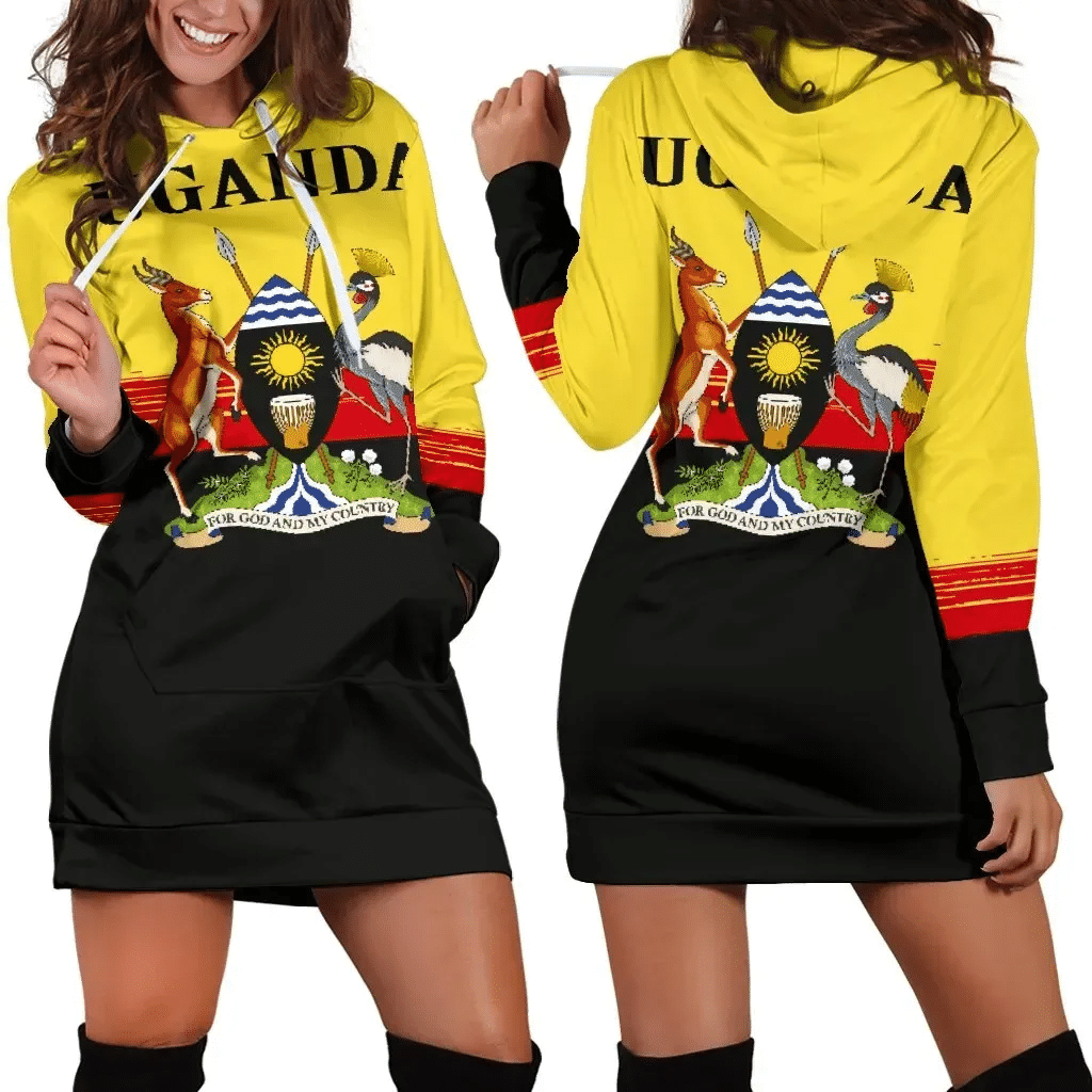 Uganda Special Hoodie Dress
